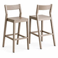 2er Set Barhocker Metall Beige